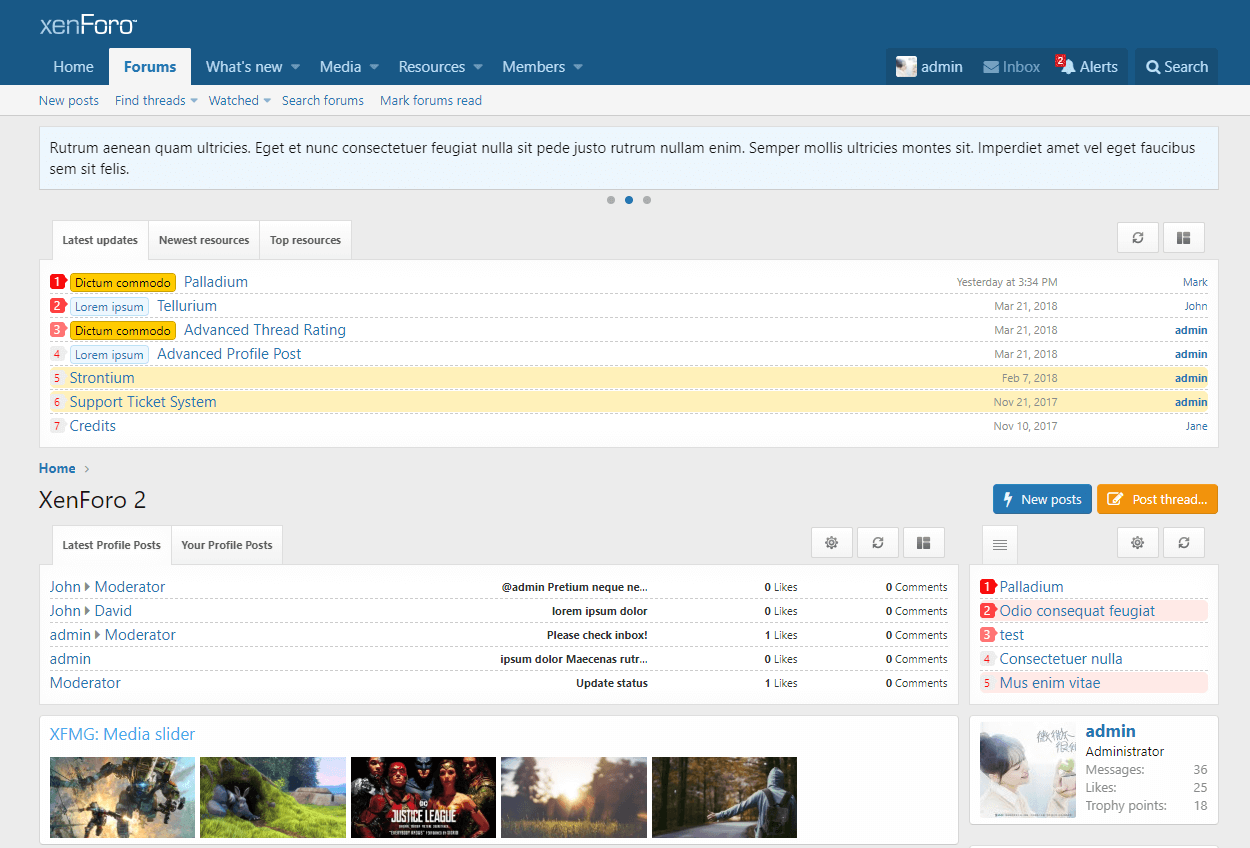 Resource 'Brivium - Modern Statistics XF2'