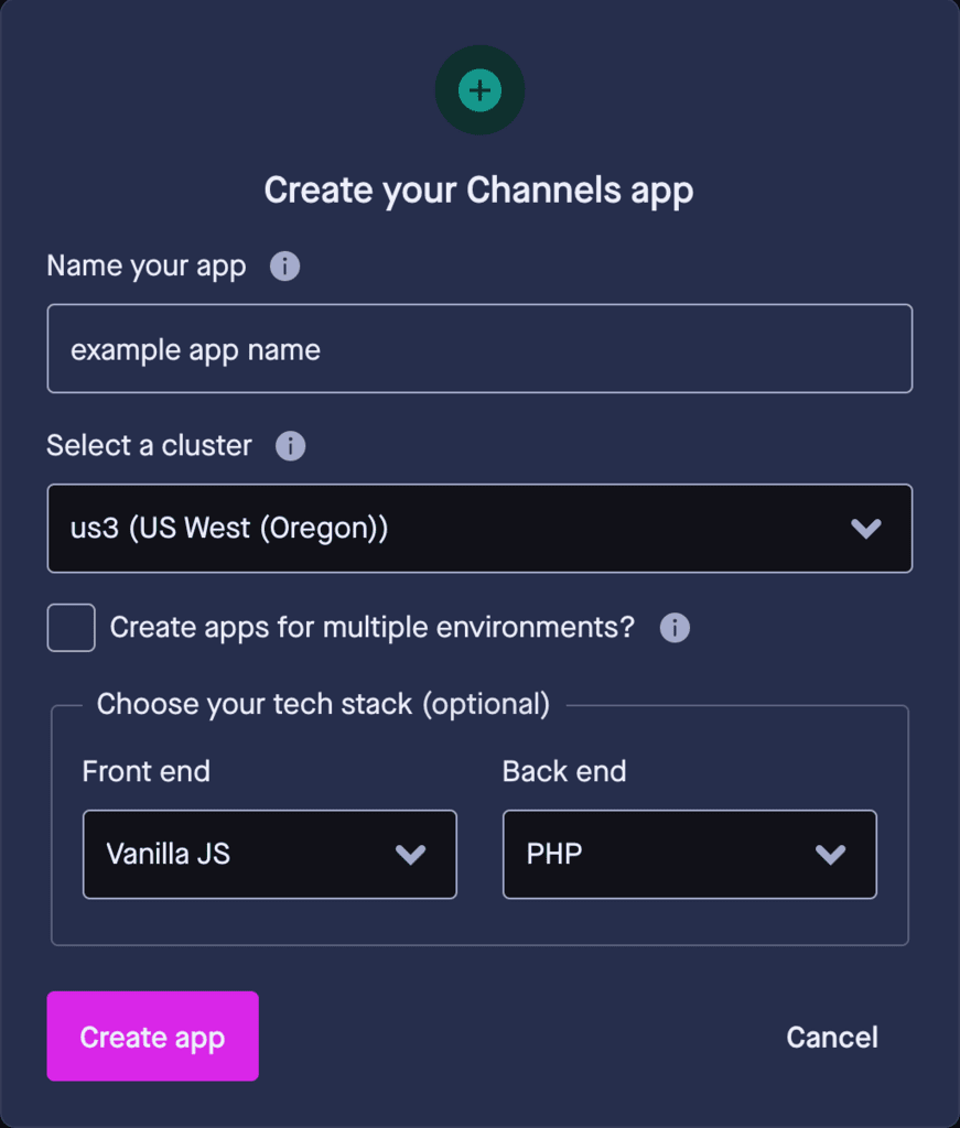 How to create app in.webp