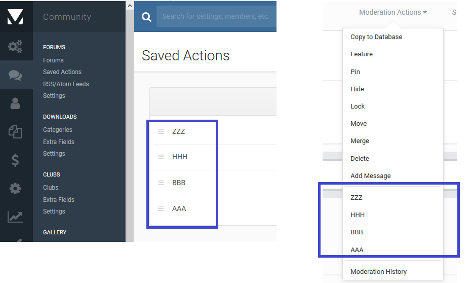 Saved Actions Sorting.png